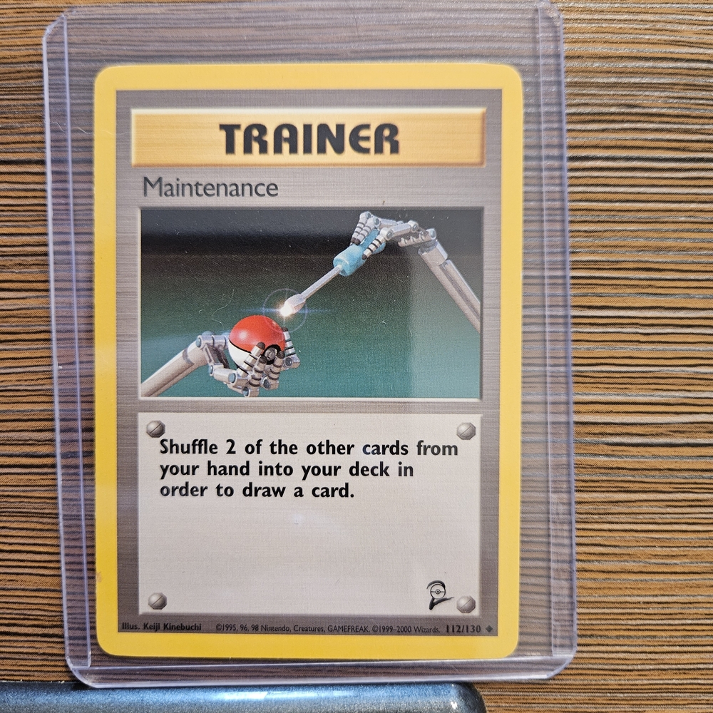Pokemon Trainer Card - Maintenance